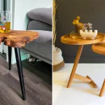 میز عسلی چوبی زیبا؛ ۱۵ مدل فوق‌العاده با قیمت مناسب برای خانه‌های امروزی و مدرن