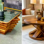 میز جلو مبلی جدید؛ ۱۵ مدل مدرن الهام‌بخش برای دکوراسیون شیک پذیرایی امروزی