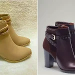 نیم بوت پاشنه دار شیک؛ ۱۵ عکس جذاب پاییزی برای استایلهای مدرن و خاص خانمها نیم بوت پاشنه دار شیک؛ ۱۵ عکس جذاب پاییزی برای استایلهای مدرن و خاص خانمها