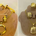 نیم ست طلا نمادار شیک؛ ۱۵ ایده منحصر به فرد برای استایل روزمره و مجلسی