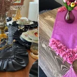 رانر کلاسیک برای میز؛ ۱۵ عکس از مدل‌های لوکس و جذاب، دکوراسیون شیک منزل