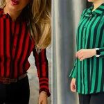 شومیز کرپ راه راه؛ ۱۵ مدل خاص و جذاب برای استایل نیمه رسمی بانوان ایرانی شومیز کرپ راه راه؛ ۱۵ مدل خاص و جذاب برای استایل نیمه رسمی بانوان ایرانی