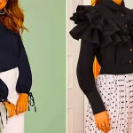 شومیز مشکی جذاب؛ ۱۵ مدل شیک خیره‌کننده برای استایل روزمره و مهمانی‌های خاص