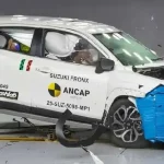 عملکرد وحشتناک سوزوکی فرانکس در تست تصادف؛ تنها ۱ ستاره ایمنی!