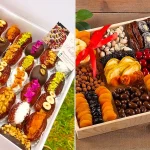 تزیین خرما مغزدار شیک؛ ۱۵ مدل جذاب مخصوص پذیرایی لاکچری با دیزاین چشمگیر