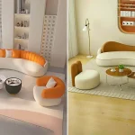 مبل مینیمال ۵ نفره جدید؛ ۱۵ عکس شیک برای انتخاب راحت خانه امروزی