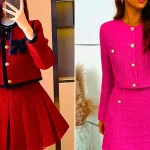 ست کت دامن زنانه شیک کره ای؛ ۱۵ عکس خاص برای انتخاب پوشش رسمی زیبا ست کت دامن زنانه شیک کره ای؛ ۱۵ عکس خاص برای انتخاب پوشش رسمی زیبا