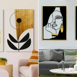 تابلو مینیمال دیواری؛ ۱۵ عکس خاص برای دیزاین منزل ساده دلنشین امروزی