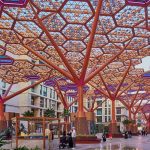 فرار از جهنم بیابان به بهشت خنک و بلورین در قلب خلیج فارس