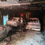 مصدوم در آتش‌سوزی‌ مجتمع مسکونی همدان