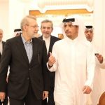 بررسی نتایج مذاکرات عمان در دیدار لاریجانی و وزیرخارجه قطر