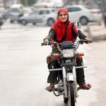 تصاویر هیجان انگیز از آموزش موتورسواری زنان در جنوب تهران+ عکس