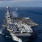 رونمایی از آرایش تازه نظامی آمریکا در نزدیکی ایران / ناوگان دریایی به خط شد رونمایی از آرایش تازه نظامی آمریکا در نزدیکی ایران / ناوگان دریایی به خط شد