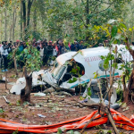 ۷ کشته در سقوط آمبولانس هوایی در هند + فیلم