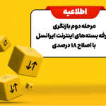 مرحله دوم بازنگری تعرفه بستههای اینترنت ایرانسل با اصلاح ۱۸ درصدی مرحله دوم بازنگری تعرفه بستههای اینترنت ایرانسل با اصلاح ۱۸ درصدی