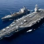 فوری / حرکت ناو جرالد فورد آمریکا به سوی اسرائیل + فیلم