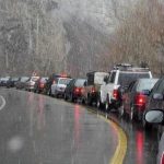 ترافیک سنگین در محور قزوین _ کرج/ مسافران بخوانند ترافیک سنگین در محور قزوین _ کرج/ مسافران بخوانند