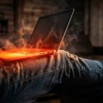 گذاشتن لپ تاپ روی پا می‌تواند خطرناک‌تر از چیزی باشد که فکر می‌کنید