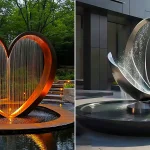 ایده آبنما مدرن برای حیاط؛ ۱۵ عکس بی‌نظیر از آبنماهایی با طراحی مدرن و خاص