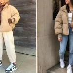 کاپشن بادی کرمی دخترانه؛ ۱۵ مدل دلنشین و گرم برای استایل زمستانی دخترانه شیک