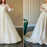 لباس عروس محجبه جدید؛ ۱۵ مدل جذاب چشمگیر برای انتخاب دلبرانه روز جشن لباس عروس محجبه جدید؛ ۱۵ مدل جذاب چشمگیر برای انتخاب دلبرانه روز جشن