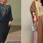 مانتو بلند ساده؛ ۱۵ مدل جذاب شیک برای استایل روزمره با ترکیب رنگ متفاوت