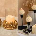 پایه شمع جدید؛ ۱۵ مدل شیک با جلوه لوکس و جذاب برای دکوراسیون خانه پایه شمع جدید؛ ۱۵ مدل شیک با جلوه لوکس و جذاب برای دکوراسیون خانه