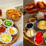 سرو صبحانه در سینی؛ ۱۵ عکس شیک + نکات کاربردی برای سرو راحت و جذاب